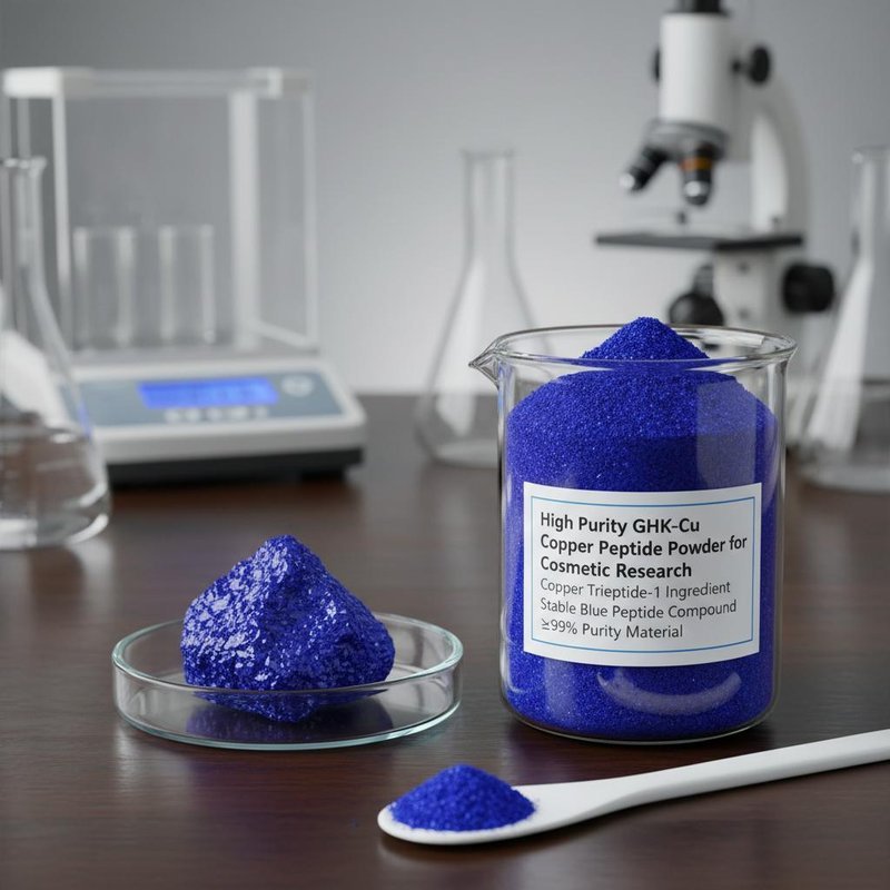 Tembaga Powder Bubuk Peptida Tembaga GHK-Cu untuk Produksi Kolagen