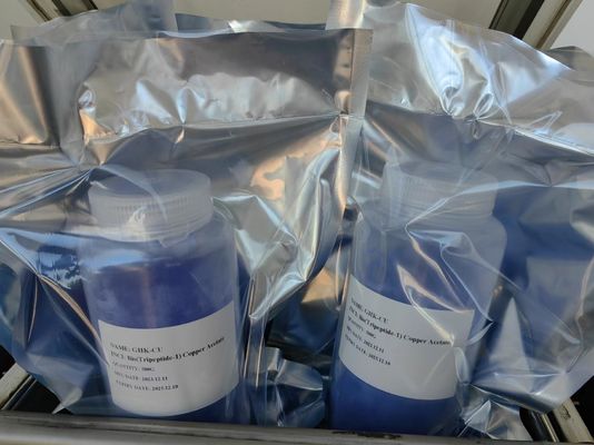 Mengurangi Kerutan Secara Efektif  Cas 89030-95-5 Kosmetik Triptida Tembaga-1