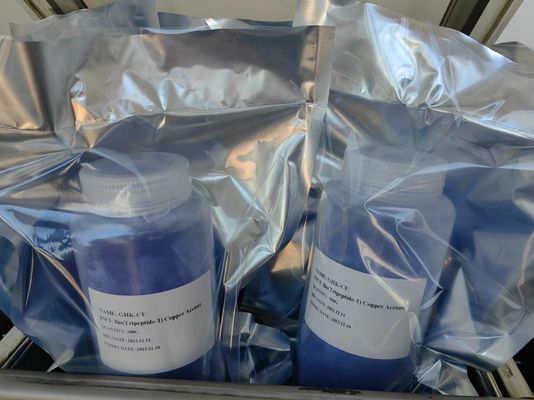Anti Aging Mengurangi Kerutan  Copper Peptide Powder CAS 89030-95-5