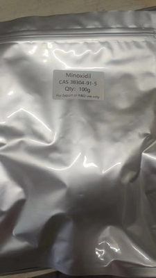Suplai Pabrik Bubuk Minoxidil CAS 38304-91-5 Untuk Anti Rambut Rontok