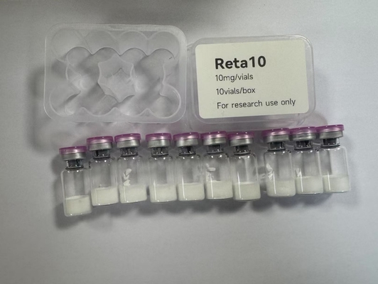 Suplemen Binaraga Retatrutide Kemurnian Tinggi GLP-1 GIP Agonist Peptida