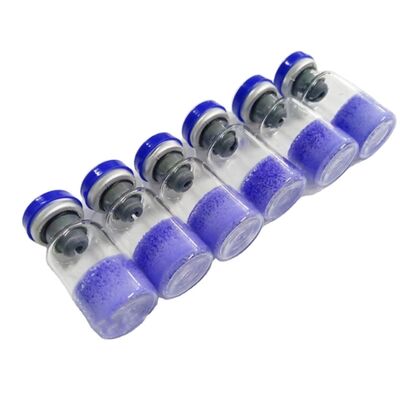 Bahan baku kosmetik anti-penuaan GHK-Cu Bubuk Penelitian Peptida Lyophilized