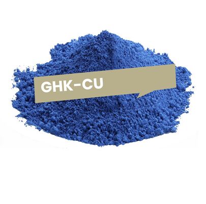 GHK Cu Copper Peptide Powder Mempromosikan Produksi Kolagen Mengurangi Kerutan Meningkatkan Elastisitas Kulit