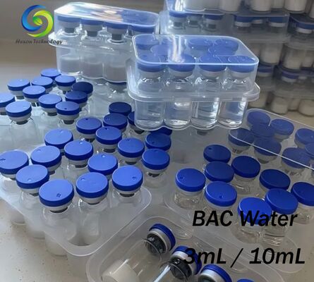Air Bakteriostatik Steril Untuk Penggunaan Laboratorium Kejernihan Tinggi Cairan Jelas Solusi Rekonstitusi Format Vial Multi