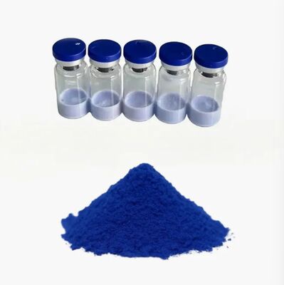 Kemurnian Tinggi ≥99% GHK-Cu Bubuk Tembaga Tripeptida-1 Mempromosikan Produksi Kolagen Mengurangi Kerutan untuk Perbaikan Kulit