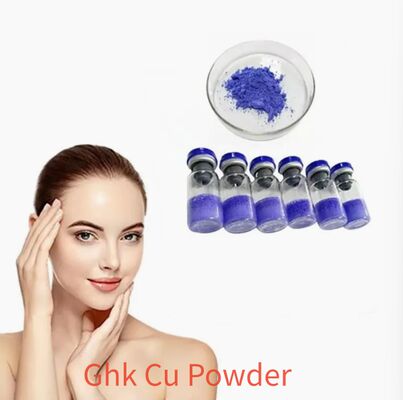Bubuk Peptida Tembaga GHK-Cu Kemurnian Tinggi untuk Penelitian Perawatan Kulit Bahan Kosmetik Copper Tripeptide-1 Kualitas Stabil