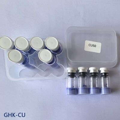 Bubuk Peptida GHK-Cu Kemurnian Tinggi untuk Penelitian Perawatan Kulit | Bahan Baku Tembaga Tripeptida-1 | Senyawa Peptida Biru Stabil | Kemurnian ≥99%