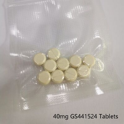 40 mg GS-441524 Tablet oral untuk Peritonitis Infektif Kucing Formula Antiviral Veterinary Stabil
