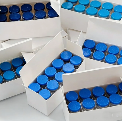 GHK-Cu Kemurnian Tinggi Vial Lyophilized 50mg 100mg Tembaga Peptida untuk Penelitian Kosmetik