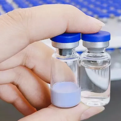 Botol Peptida Tembaga GHK-Cu Kelas Kosmetik 100mg Bubuk Kering Beku untuk Penelitian Perawatan Kulit