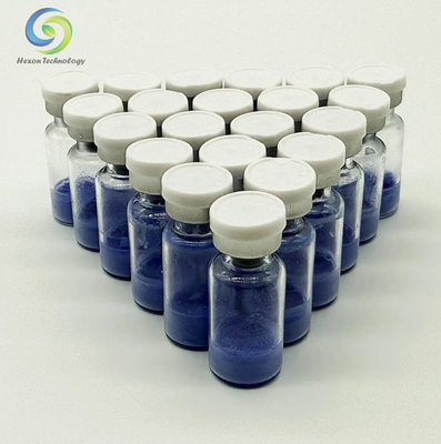 Bubuk Peptida Tembaga Copper Tripeptide 1 Lyofilized 100mg Vial Penelitian Kosmetik