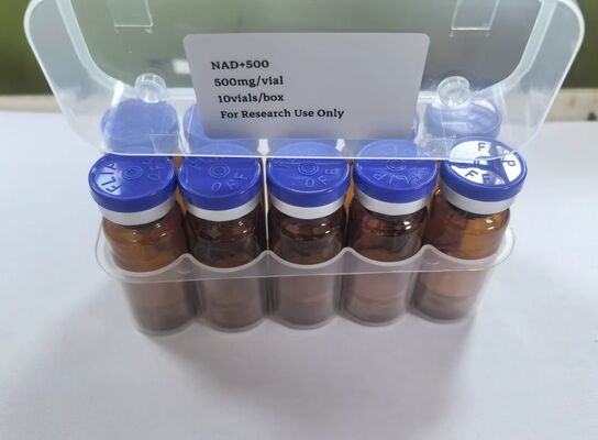 Kemurnian Tinggi NAD+ Vial Lyophilized 500mg NAD Serbuk Injeksi untuk Energi dan Anti-penuaan Dukungan