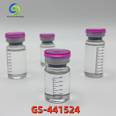 Veterinary Grade GS-441524 Injeksi 20mg/mL 30mg/mL Solusi Antiviral Stabilitas Tinggi untuk Perawatan Kucing