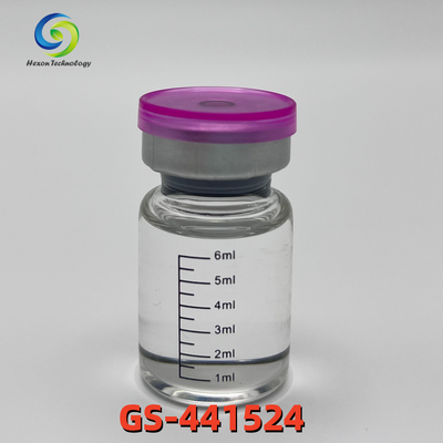 Premium GS-441524 Injeksi 20mg/mL 30mg/mL Solusi Veteriner untuk Aplikasi Dukungan FIP