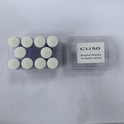 Bubuk Peptida Tembaga GHK-Cu Kemurnian Tinggi untuk Perawatan Kulit Inovasi Tembaga Tripeptide-1 Bahan Kosmetik Blue Peptide Complex Stable Research Material